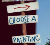 choose a painting to navigate